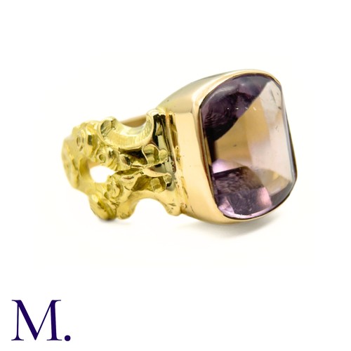 24 - An Art Nouveau Amethyst Ring (Spanish)

The yellow gold ring originates from the Catalonia area in S... 