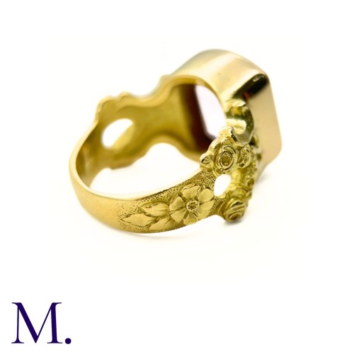 24 - An Art Nouveau Amethyst Ring (Spanish)

The yellow gold ring originates from the Catalonia area in S... 