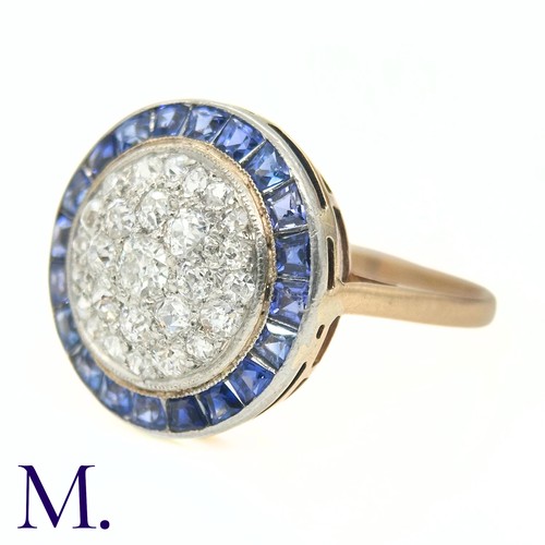 64 - A Sapphire and Diamond Target Ring

The 18ct yellow gold ring is set with a round fascia of bright w... 