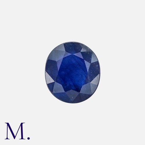 153 - An Unmounted Blue Sapphire of 8.91ct.

Size: 12.5mm
Weight: 8.91ct.