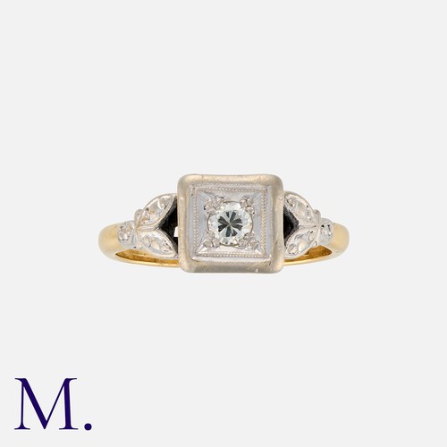 268 - A Diamond Single Stone Ring in 18ct gold, set with a round cut diamond weighing approx. 0.10ct to a ... 