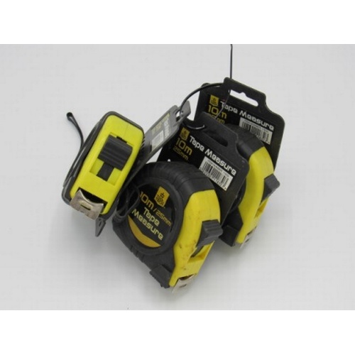 124 - 3 x 10m tape measures