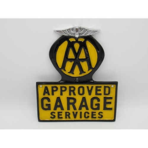 152 - AA aluminium sign