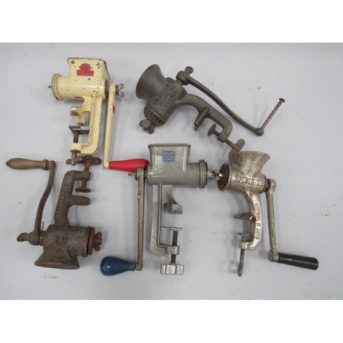 168 - Vintage mincers