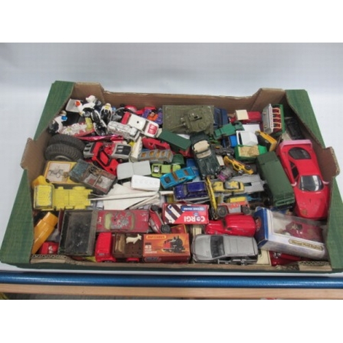 Box of over 60 boxed & loose corgi, dinky, matchbox & Mcdonalds toy ...