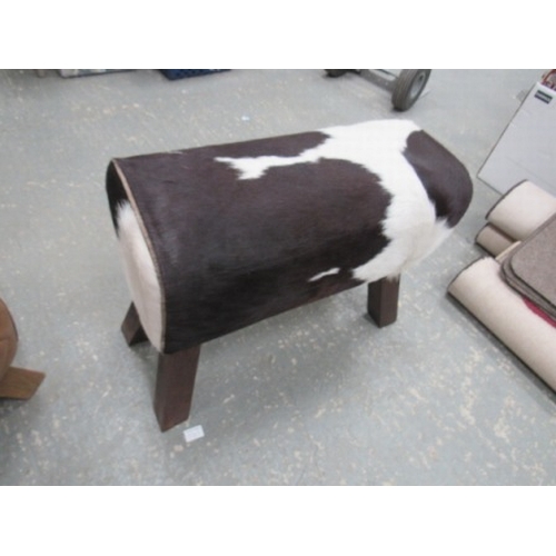 336 - Cow Hide Bench