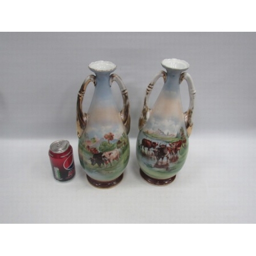 1 - Pair double handled tall 14