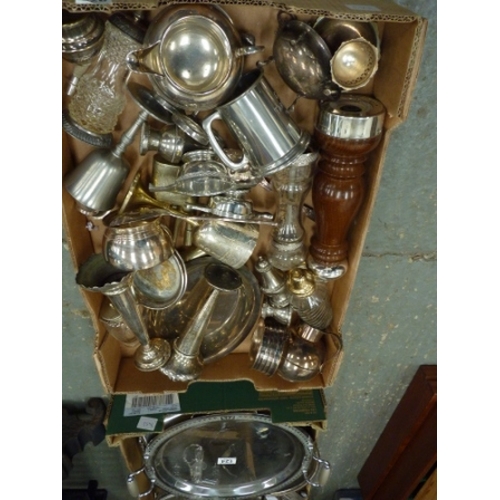 124 - 2 Boxes Silver Plate