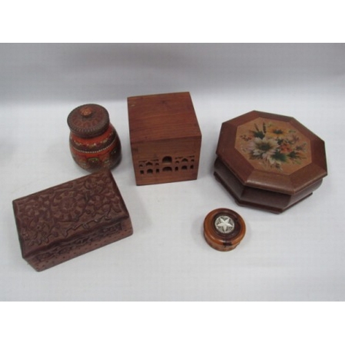 3 - Vintage wooden boxes