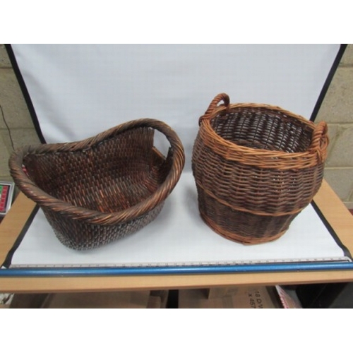 85 - 2 Wicker Baskets