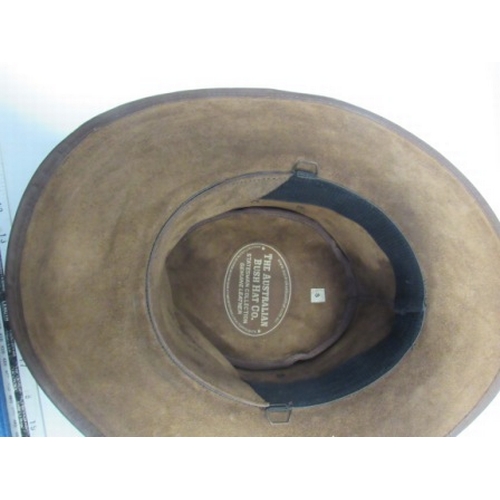 184 - Leather Australian Bush Hat