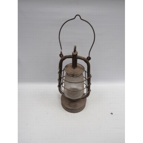 317 - Large metal hurricane lamp