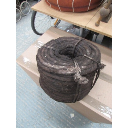 349 - Large Coil of Hemp Rope