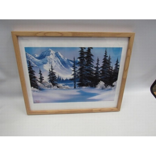 129 - 1 Bob Ross framed print
