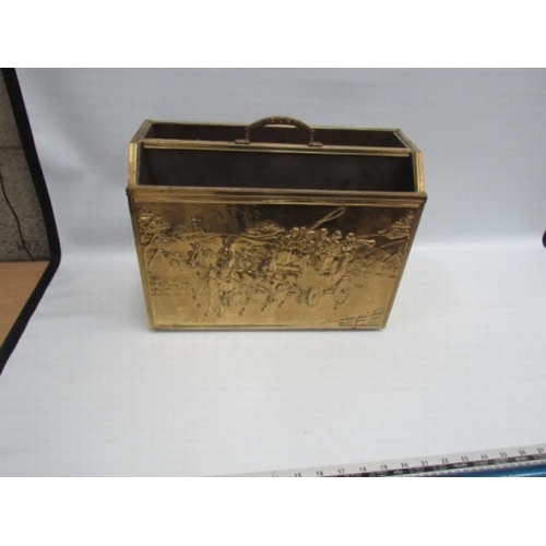 175 - Brass Magazine Rack