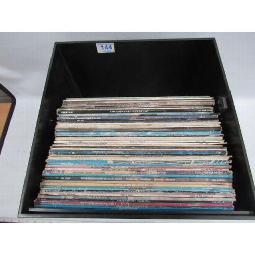 144 - Box of vinyl records/LP's mixed