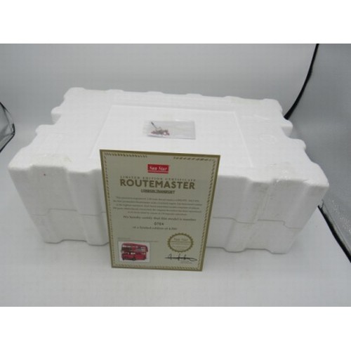 150 - Sun StarRoutemaster 1:24 RM 870-WLT870 ltd ed 0764 of 4500, internal packaging unopened.