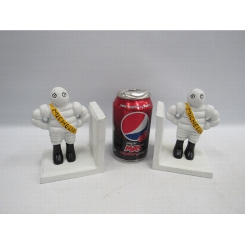 146 - Cast Iron Michelin Man Book ends
