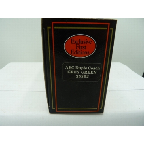 58 - Gilbow AEC Duple Coach Grey Green 25302 - First Ed