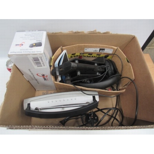 151 - TV Hearing aid, memory stick player & radio