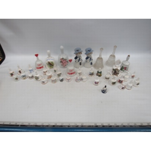 31 - Quantity of China and Glass Bells