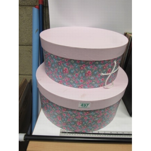 497 - 2 Decorative boxes