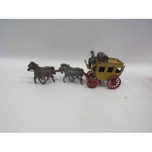 34 - Made in England Metal Stage Coach