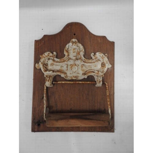 Antique toilet roll holder