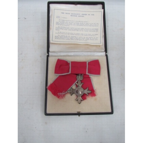 352 - MBE medal boxed