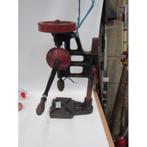 446 - Vintage hand piler drill