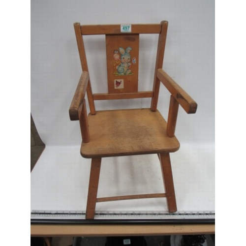 497 - Vintage kids chair