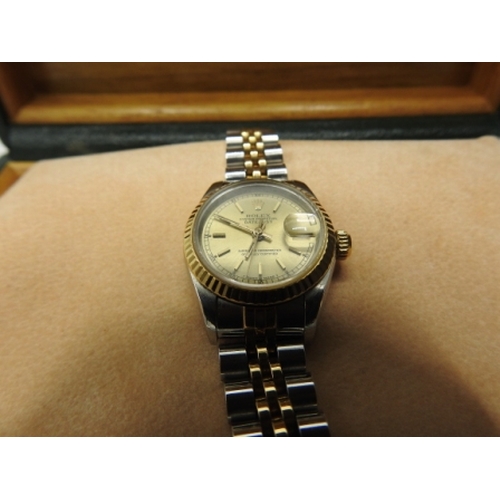 502 - Ladies Rolex, Oyster perpetual datejust chronometer