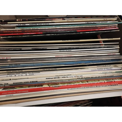 Old record albums & singles collection