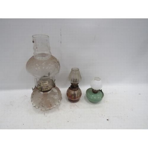 462 - 3 Oil Lamps