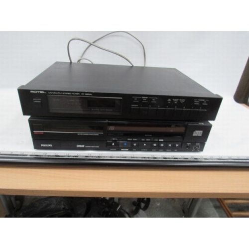 48 - Philips CD650 & Rotel tuner RT850AL