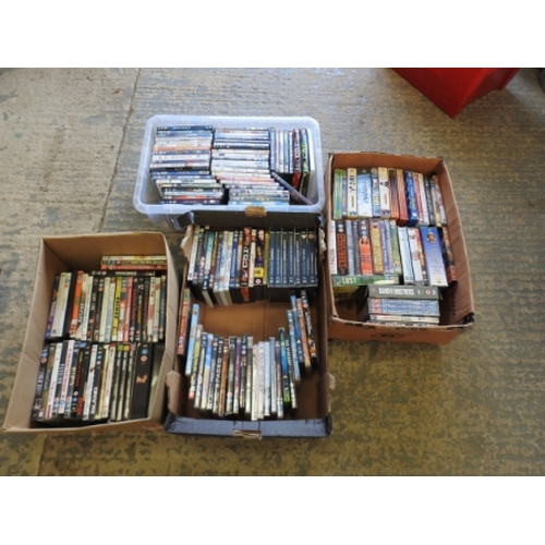 68 - 4 boxes of DVDs