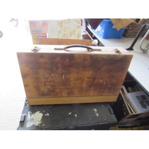 77 - wooden tool box