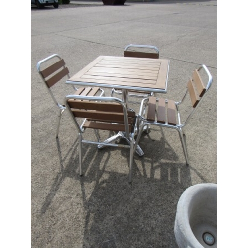 Patio/Bistro Table + 4 Chairs