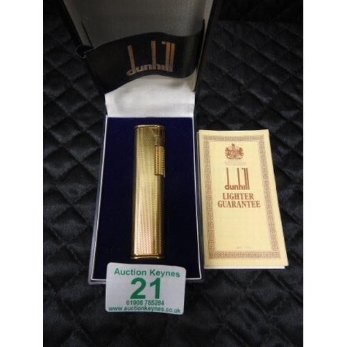 21 - Dunhill Lighter - Plaque G 20 microns