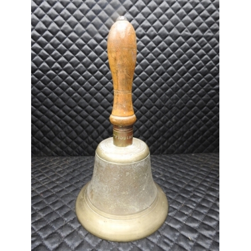 54 - Hand Bell 1.4kg stamped 