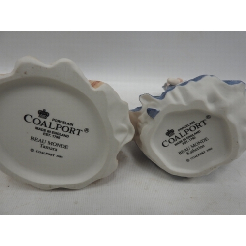 143 - Coalport Porcelain - Beau Monde x2 