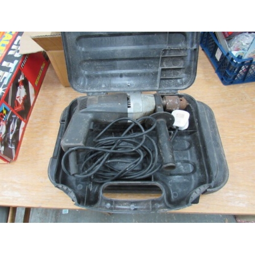 500 - 2 Speed electric drill, cased, IWO