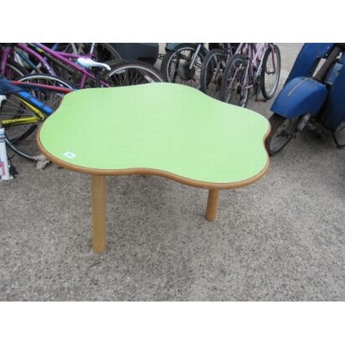 503 - Childs funky green table