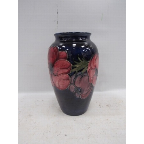 539 - Moorcroft 22cm Clematis vase