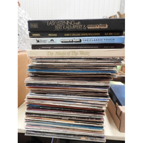 12 - Stack of LP's