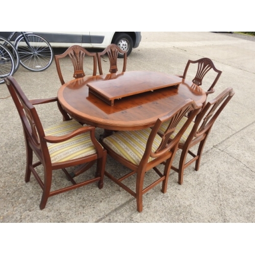 143 - Dining Table & 6 Chairs