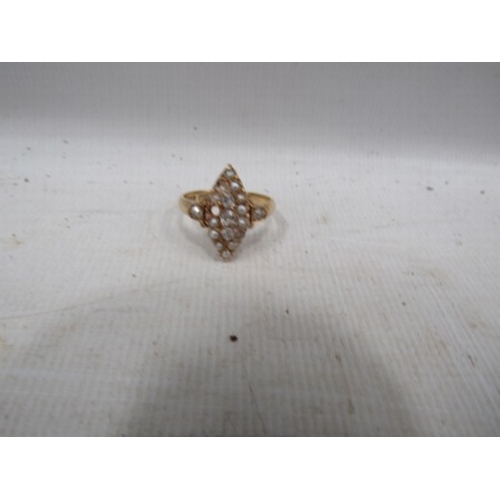 173 - 18ct Gold Ring 3.5g a/f