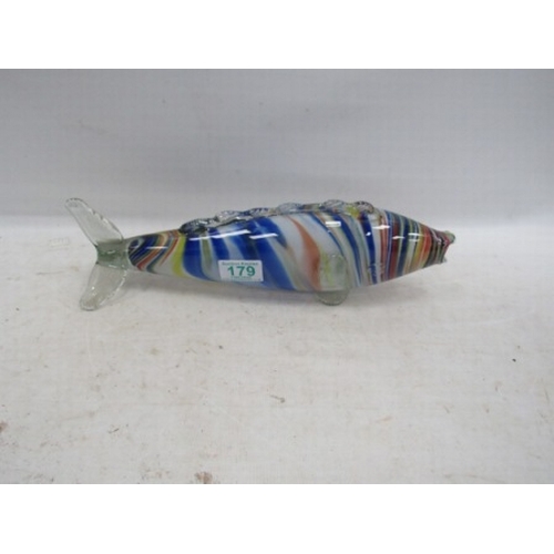 179 - Murano glass fish