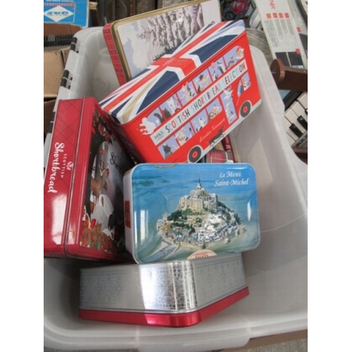 5 - Mixed box tins etc