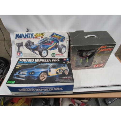 36 - 3 Boxed RC cars Tamiya & CEN